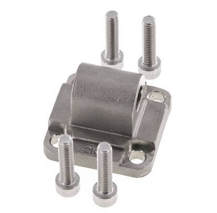 Accesorio macho Tameson de 32 mm, acero inoxidable 316 (1.4401) ISO 15552 y ISO 21287