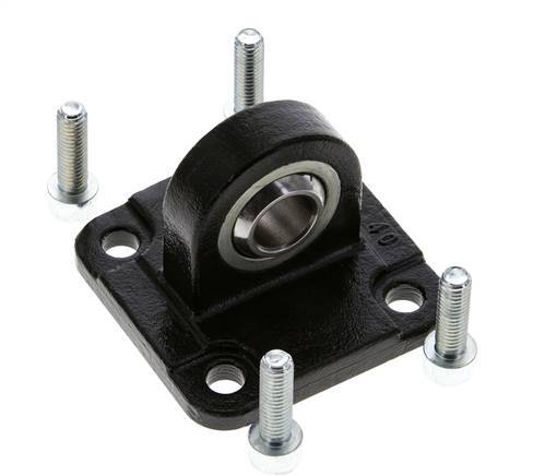 Tameson Spherical Male Fitting, 40mm, ISO 15552/21287, Browned Steel