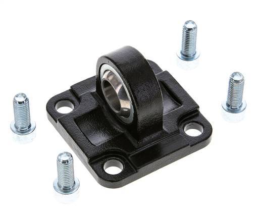 Tameson Spherical Male Fitting, 50mm, ISO 15552 & ISO 21287, Browned Steel