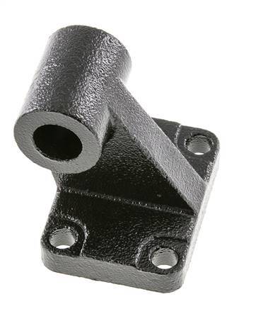 Tameson Right-Angled Male Fitting, 63mm ISO 15552 & ISO 21287, Brown Steel