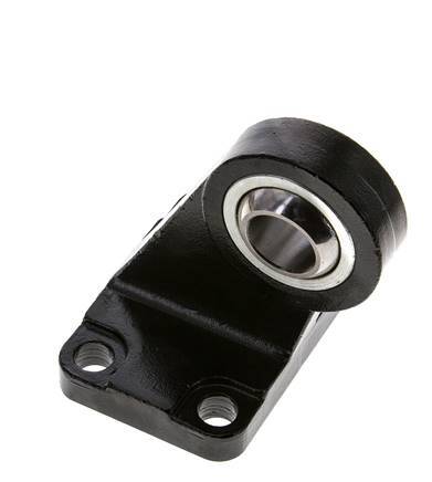 Tameson Right-Angled Male Spherical Cap, 80mm Steel, ISO 15552 & 21287