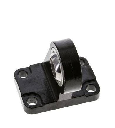 Tameson Right-Angled Male Spherical Cap, 80mm Steel, ISO 15552 & 21287