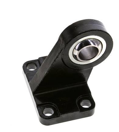 Tameson Right-Angled Male Spherical Cap, 80mm Steel, ISO 15552 & 21287