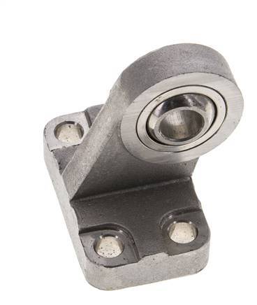 Tameson 32mm Spherical Male Coupling, Right Angle, Stainless Steel 316 (1.4401) - ISO 15552 & 21287