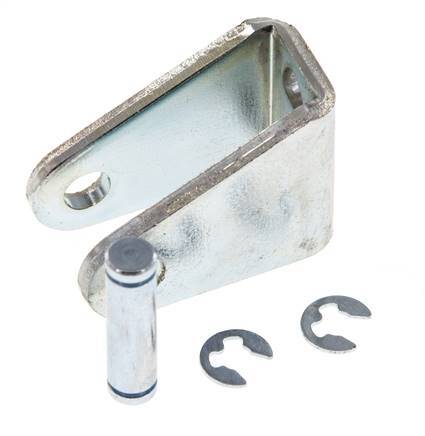 Bloque de rodamiento Tameson ISO 6432/21287, 12 mm / 16 mm, con perno de 6 mm
