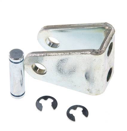 Bloque de rodamiento Tameson ISO 6432/21287, 12 mm / 16 mm, con perno de 6 mm
