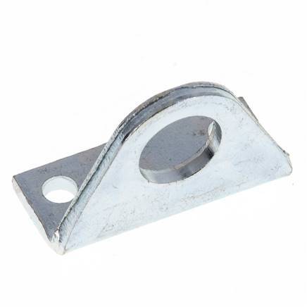 Support de fixation en acier zingué Tameson ISO 6432 8 mm et 10 mm