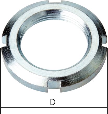 Nutre dividida Tameson para cilindros redondos de 50 mm a 63 mm, rosca M45 x 1.5