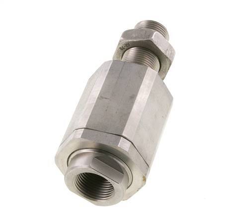 Joint flottant Tameson M27 x 2 pour vérin, acier inoxydable 304 (1.4301)