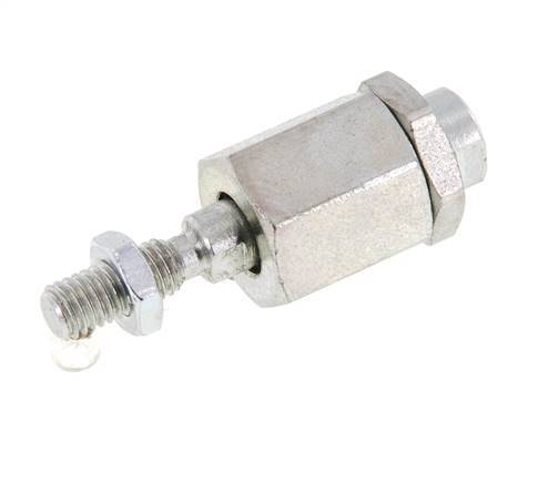 Tameson M5 Floating Joint for Cylinder, Zinc-Coated Steel