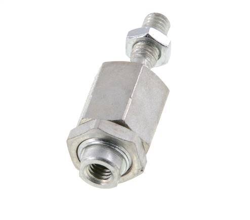 Tameson M5 Floating Joint for Cylinder, Zinc-Coated Steel