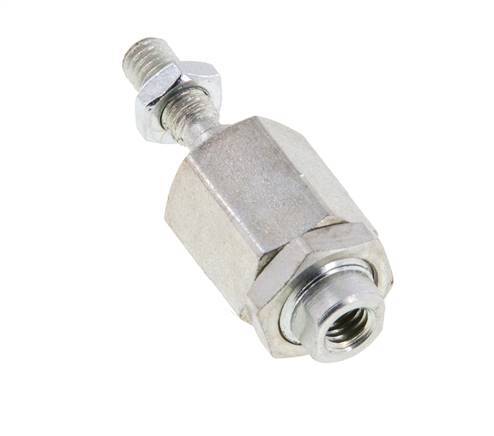 Tameson M5 Floating Joint for Cylinder, Zinc-Coated Steel