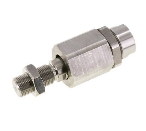 Joint flottant Tameson M20 x 1,5 pour vérin pneumatique, acier inoxydable 304 (1.4301)
