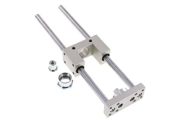 Unité de guidage Tameson pour cylindre ISO 6432, 20 mm ou 25 mm