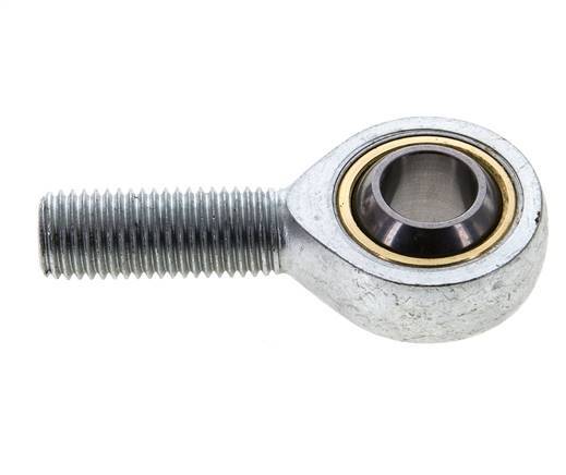 Tameson Spherical Socket M16 Male, Zinc-Plated Steel