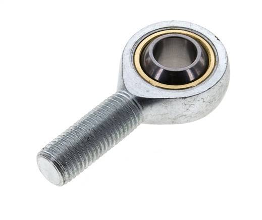 Tameson Spherical Socket M16 Male, Zinc-Plated Steel