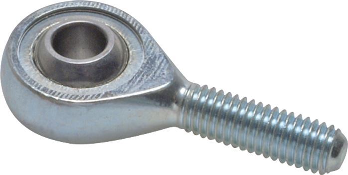 Conectador esférico M16 Masculino, Acero galvanizado - Tameson