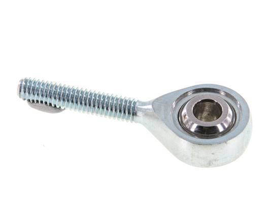 Tameson Spherical Plug, Male M4 Thread, Zinc-Coated Steel