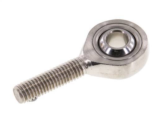 Tameson M8 Male Spherical Fitting, Stainless Steel 304 (1.4301)