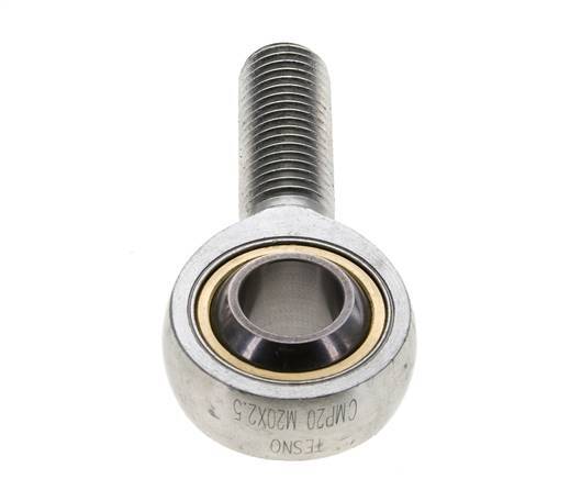 Tameson Spherical Fitting M20 Male, Galvanized Steel