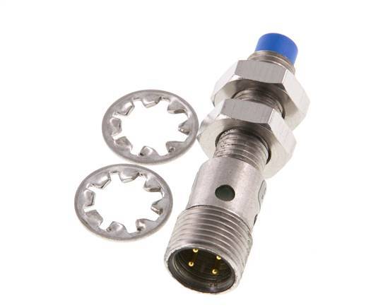 Tameson Inductive Proximity Sensor 2.5mm M8x1 M12 (4-Pin)