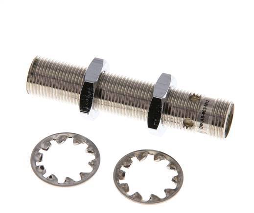 Tameson Inductive Proximity Sensor M12x1, 2mm Switch Distance, 4-Pin M12 Connector