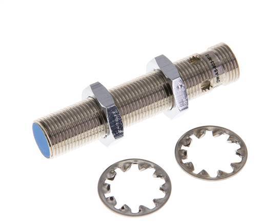 Tameson Inductive Proximity Sensor M12x1, 2mm Switch Distance, 4-Pin M12 Connector