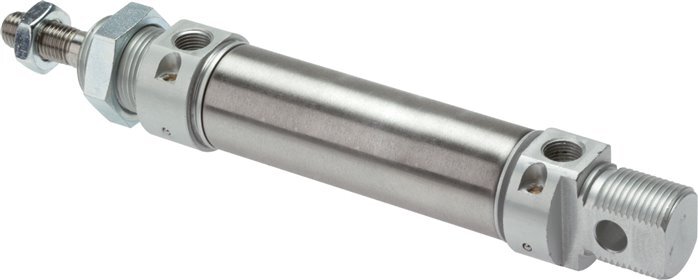 Airtec ISO 6432 Double-Effect Round Pneumatic Cylinder, 16-125mm