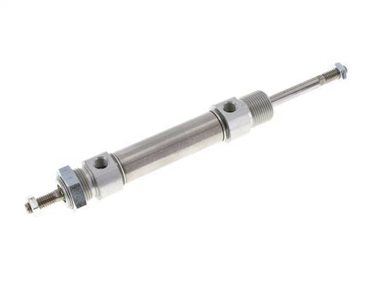 Airtec ISO 6432 Double-Effect Round Actuator 20-40mm - Magnetic - Threaded Rod