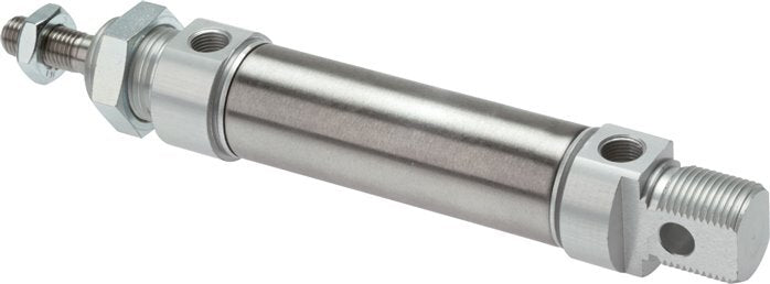 Airtec ISO 6432 Double-Acting Round Pneumatic Cylinder, 16mm Bore x 400mm Stroke