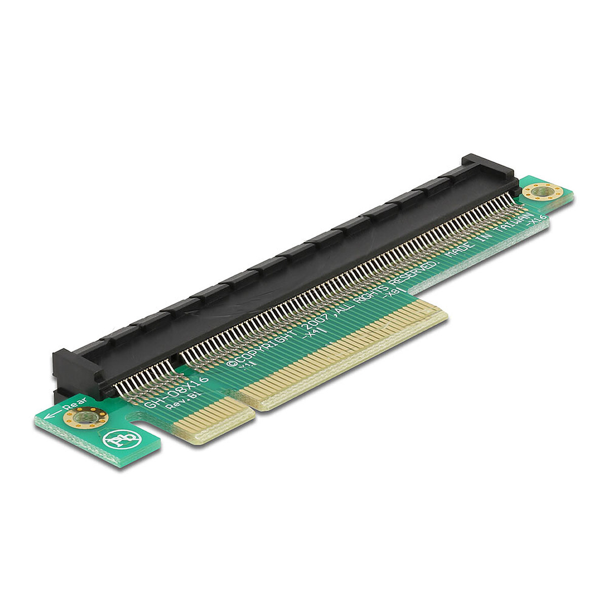 DeLock Riser Card Extension PCIe x8 vers slot PCIe x16