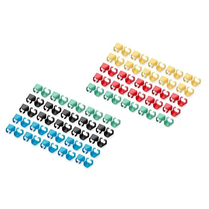 Clips de couleur pour câbles RJ45 - DIGITUS - A-CC-M - Organisation réseau