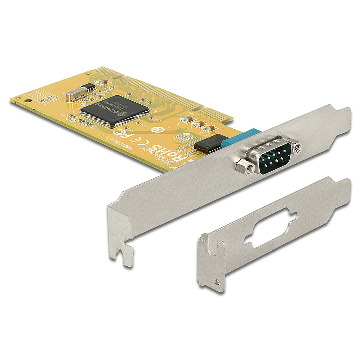 DeLock Carte Contrôleur PCI vers 1 port RS-232 D-Sub