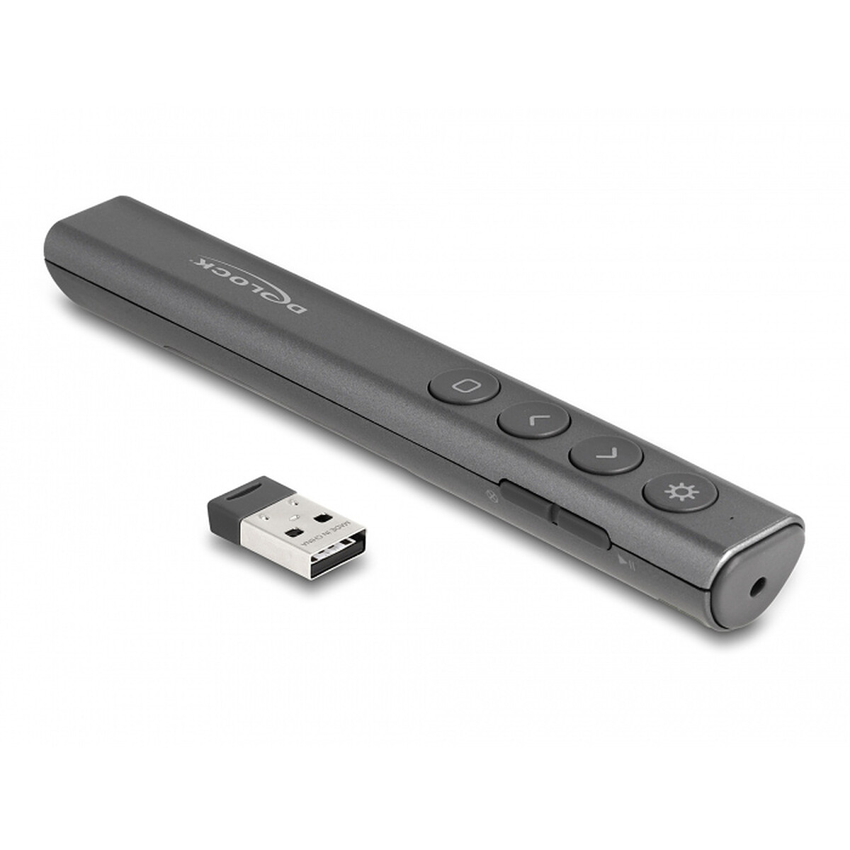 DeLock USB Laser Presenter (6 boutons) Noir