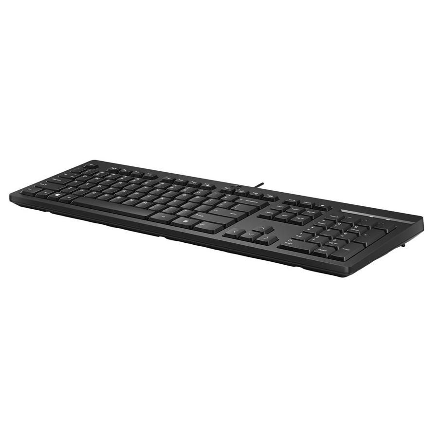 HP 125 G2 Keyboard - Full Size - USB - Black