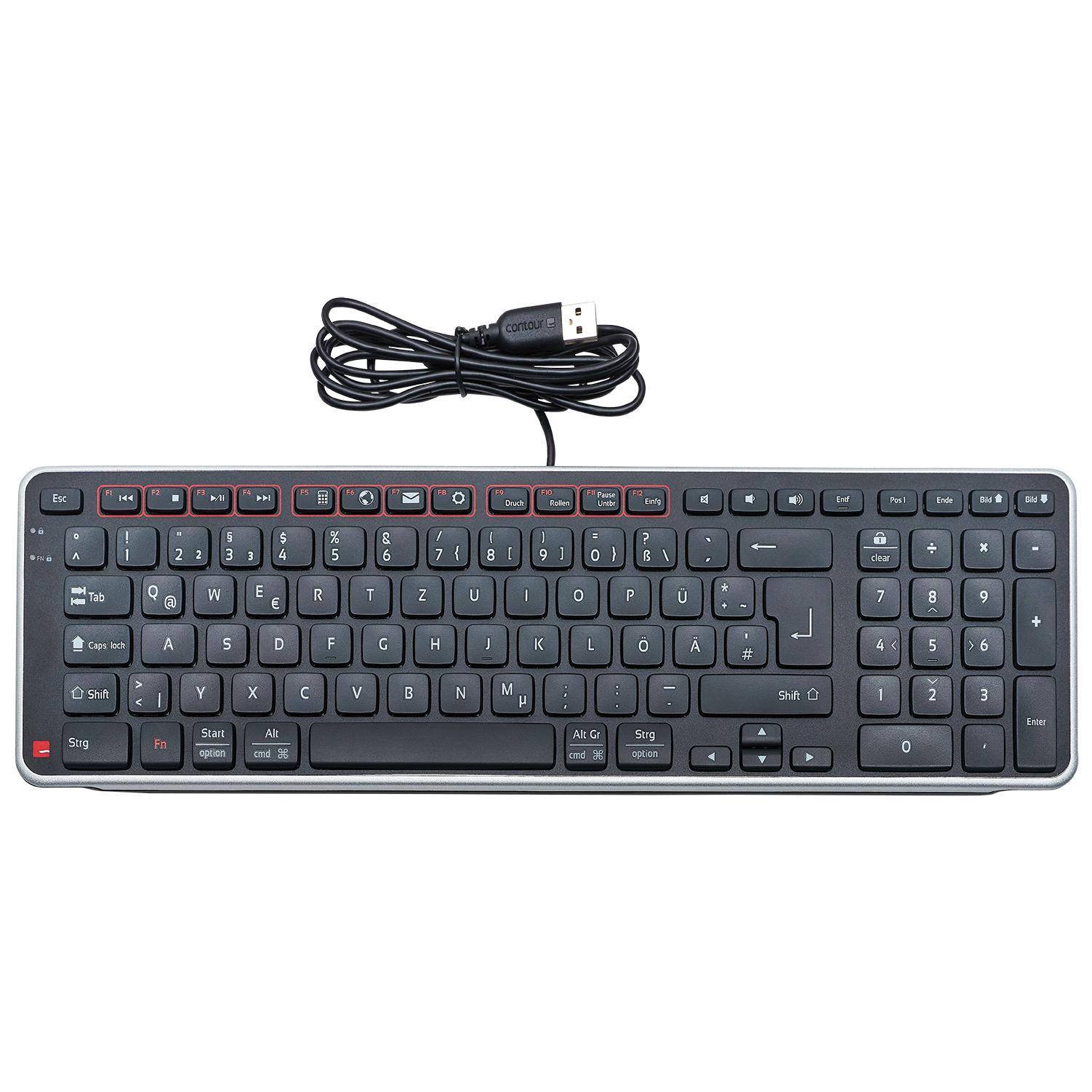 Contour Design Balance Keyboard DE, Wired