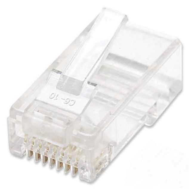 Intellinet RJ-45 Connector - Transparent
