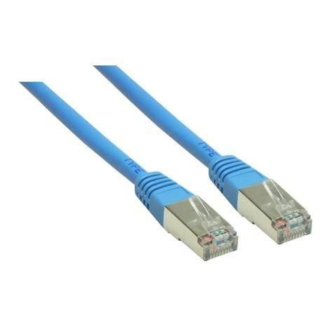Alcasa 1m Cat6 S/FTP Network Cable - Blue