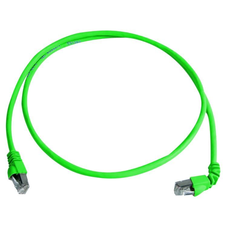 Cable de red Telegärtner Cat6a, 2 m, Verde (S/FTP)