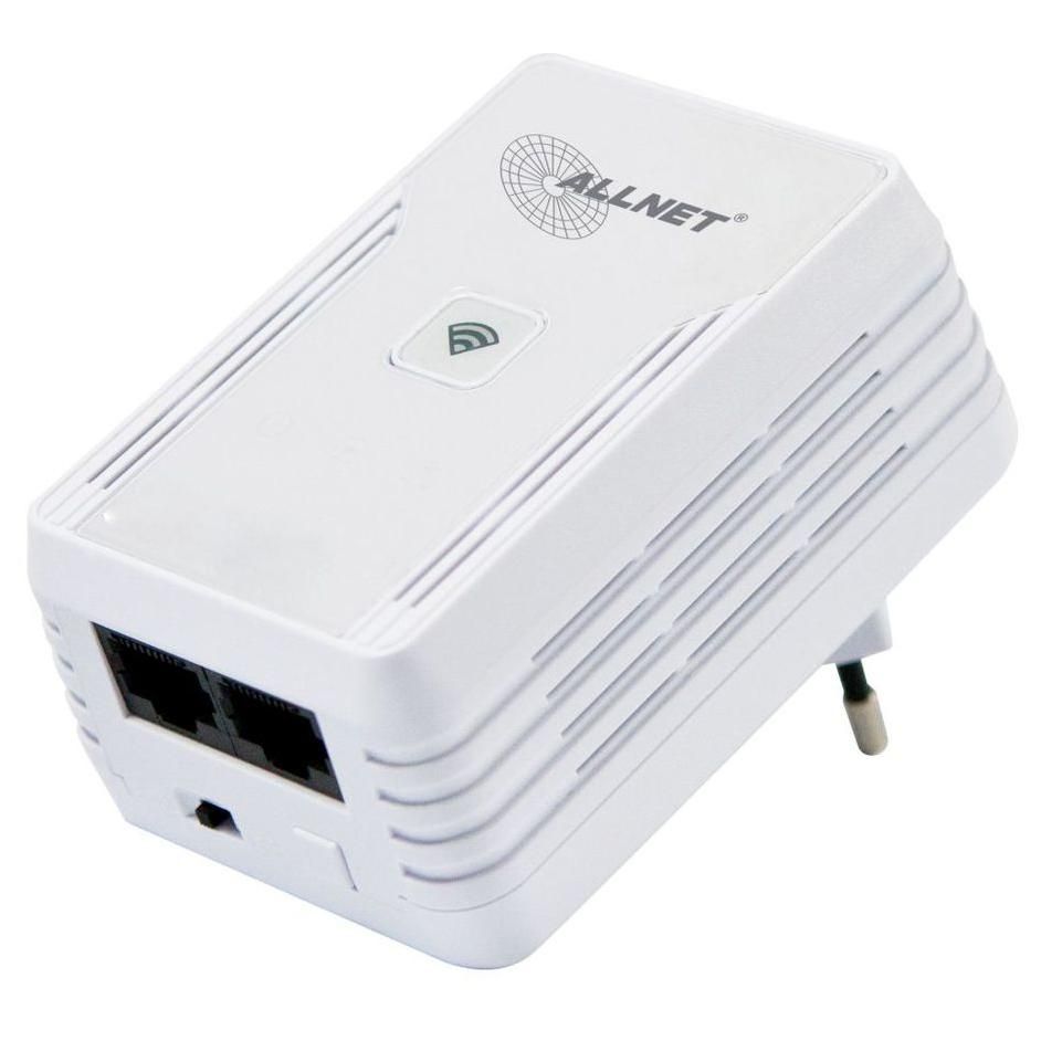 Allnet Adaptor Network CPL 500 Mbps Ethernet/LAN Wi-Fi (White)