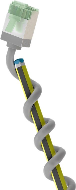 Goobay 74349 Network Cable, 5m, Gray Cat8.1 U/FTP (STP)