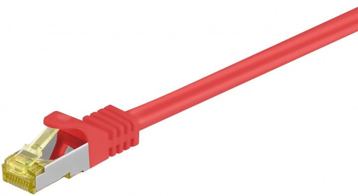 Goobay 91661 Network Cable, Red, 20m Cat7 S/FTP (S-STP)