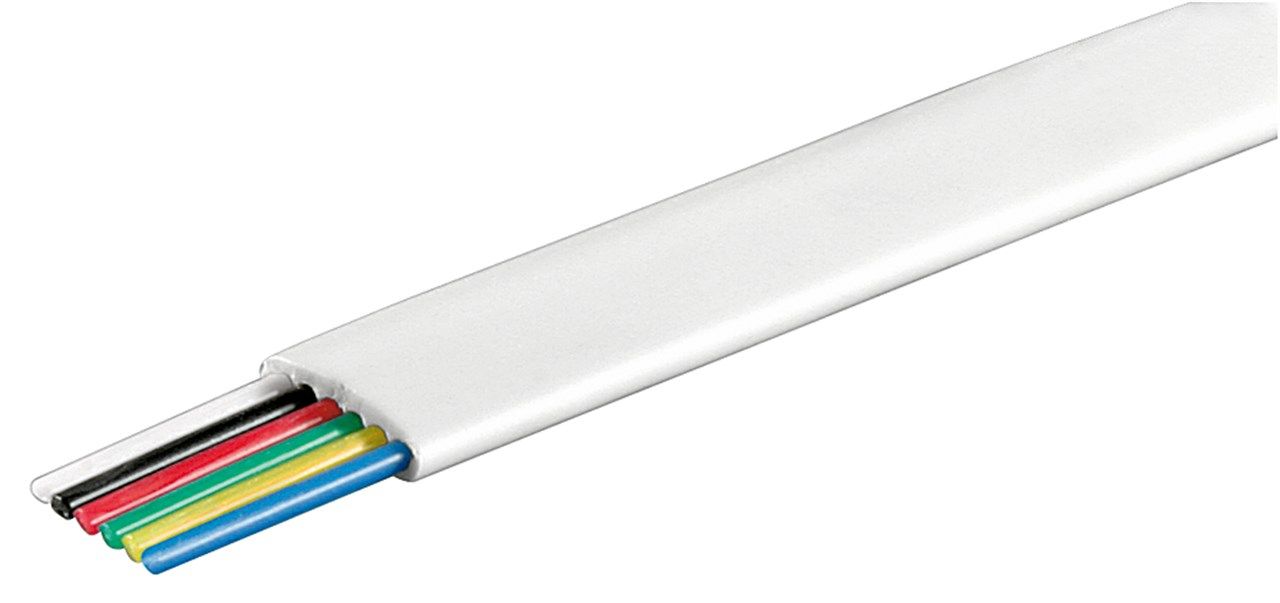 Goobay 93307 Phone Cable 100m White