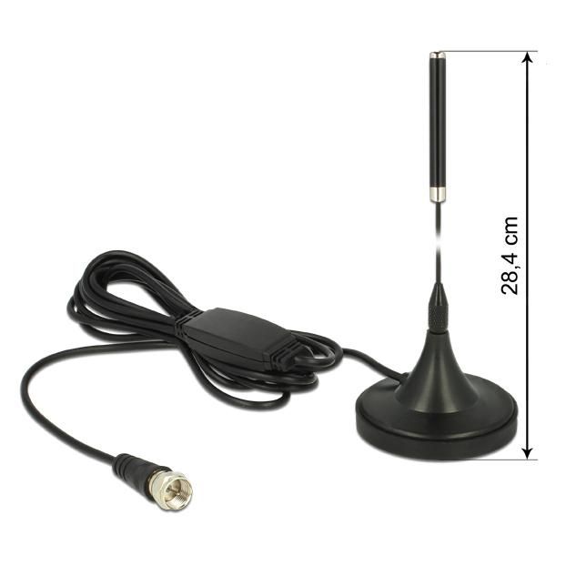 Delock 12413 Omni-Directional Antenna, F Type, 21 dBi