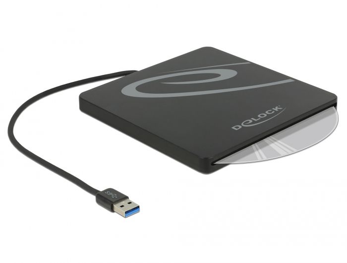 Delock 42604 SATA III Optical Drive Enclosure 5.25" Black