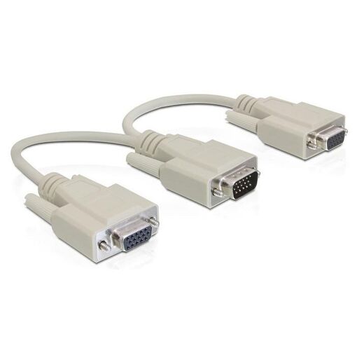 Cable Delock VGA/2 x VGA, 0.2 m (D-Sub)
