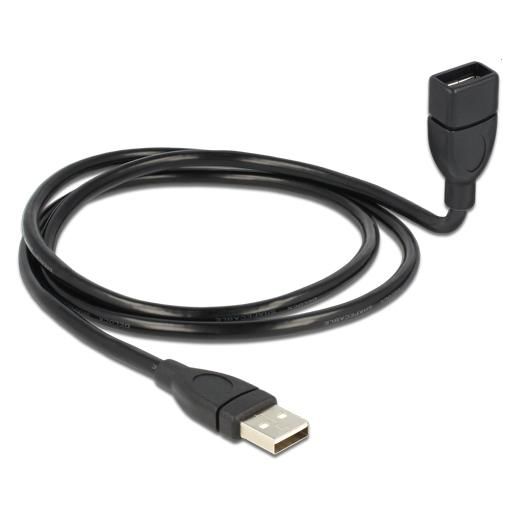 Delock 1m USB 2.0 Cable - Black