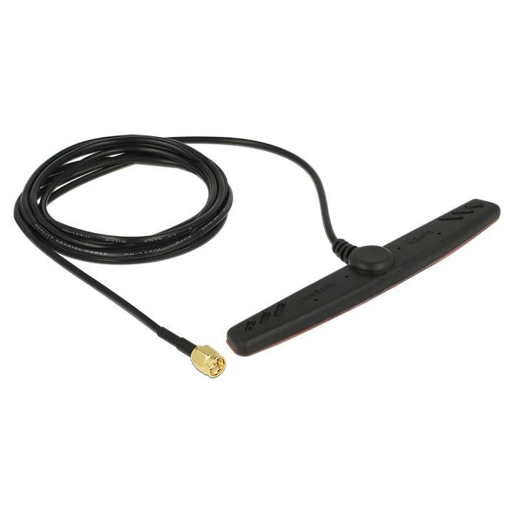DeLock 89494 SMA Omni-Directional Antenna, 2.5 dBi Gain