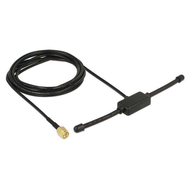 DeLock 89495 SMA 3 dBi Omni-Directional Antenna