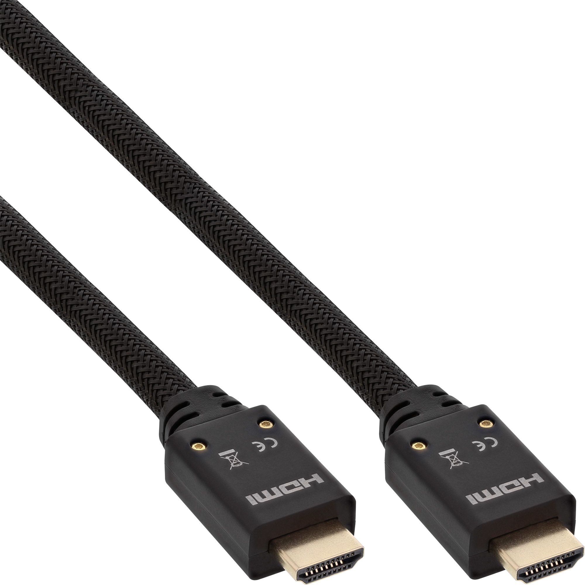 InLine 17515A 15ft HDMI Cable, Type A (Standard), Black
